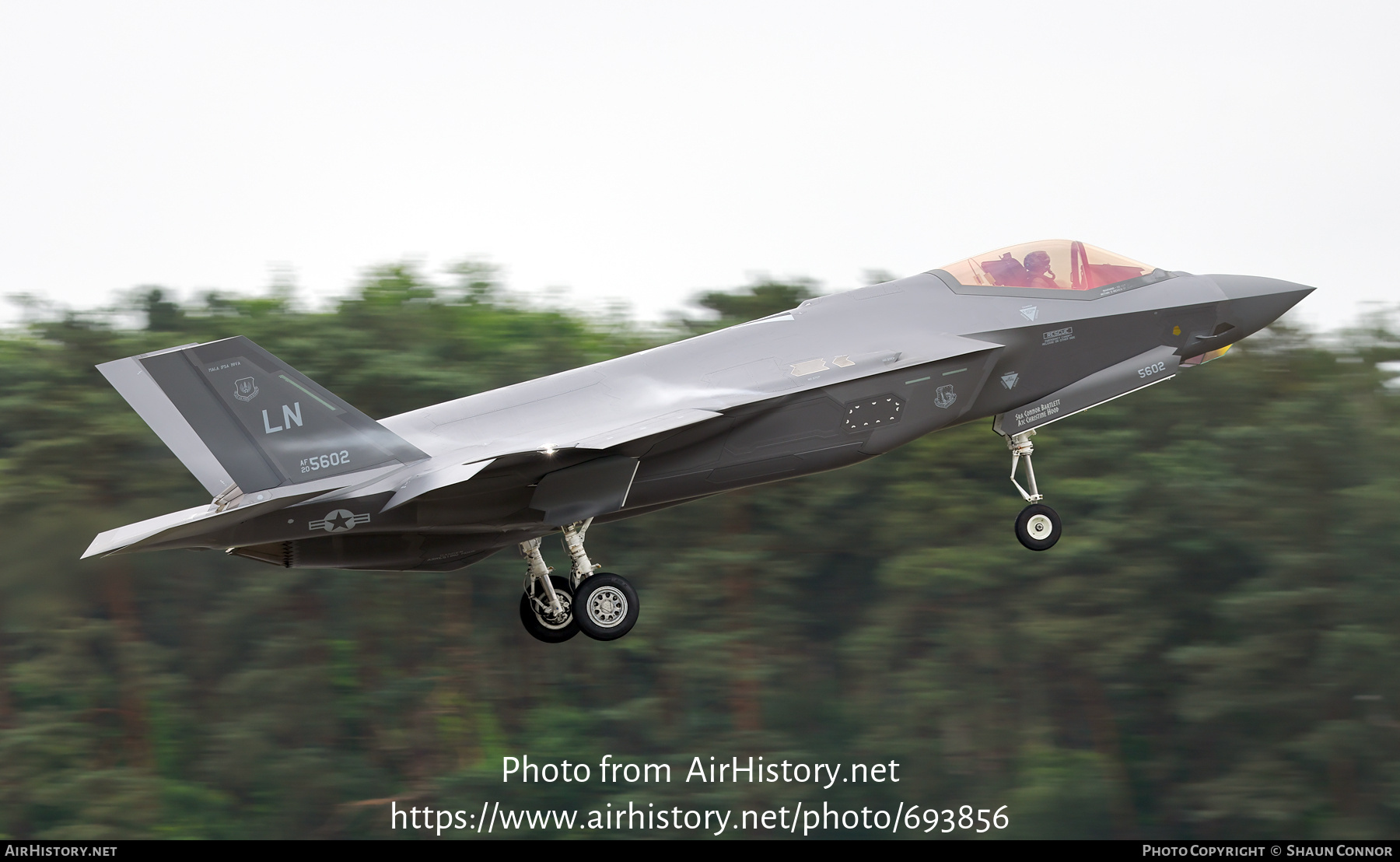 Aircraft Photo of 20-5602 / AF20-5602 | Lockheed Martin F-35A Lightning II | USA - Air Force | AirHistory.net #693856