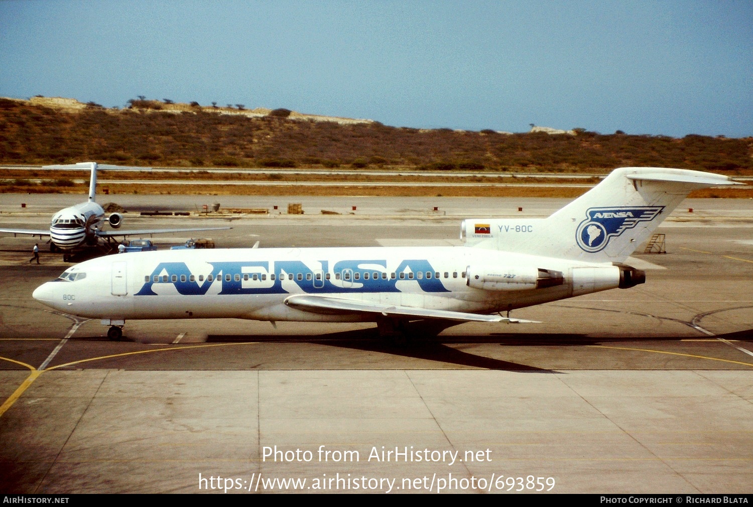 Aircraft Photo of YV-80C | Boeing 727-22 | Avensa - Aerovías Venezolanas | AirHistory.net #693859