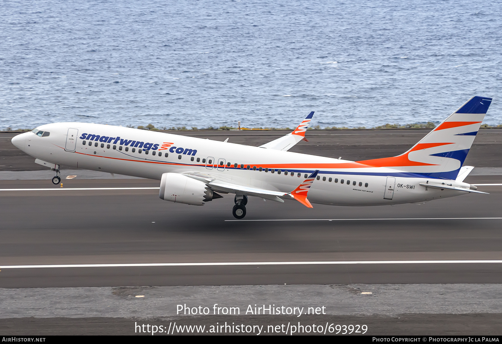 Aircraft Photo of OK-SWI | Boeing 737-8 Max 8 | Smartwings | AirHistory.net #693929