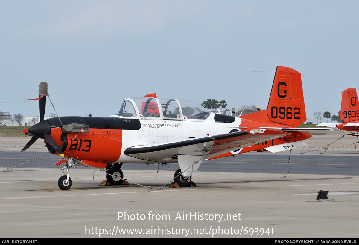 Aircraft Photo of 160962 | Beech T-34C Turbo Mentor | USA - Navy | AirHistory.net #693941