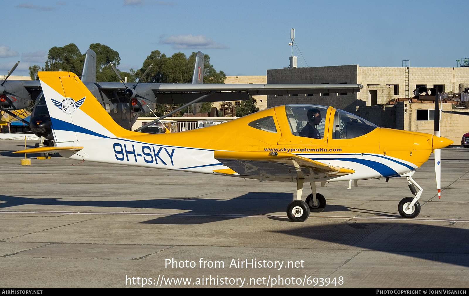 Aircraft Photo of 9H-SKY | Tecnam P-2002JF Sierra | Sky People Aviation Training | AirHistory.net #693948