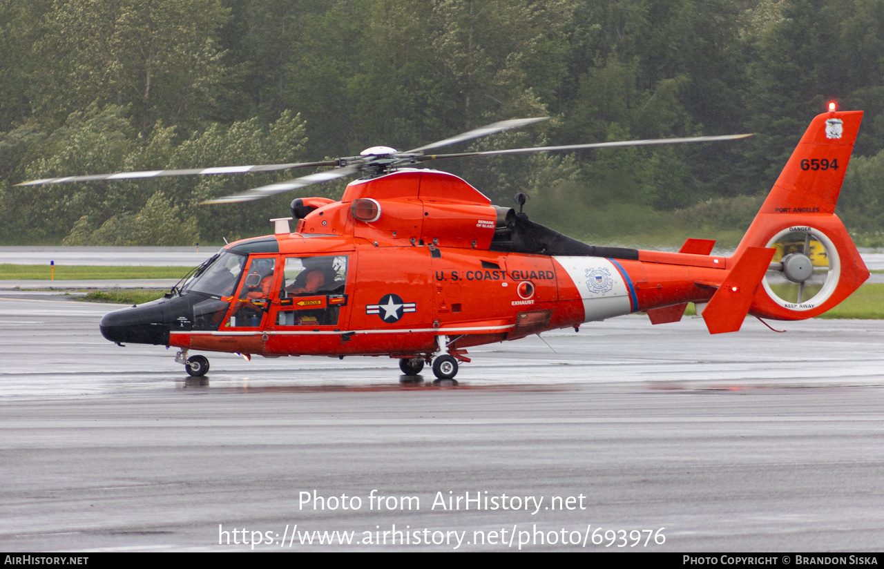 Aircraft Photo of 6594 | Aerospatiale MH-65C Dolphin | USA - Coast Guard | AirHistory.net #693976