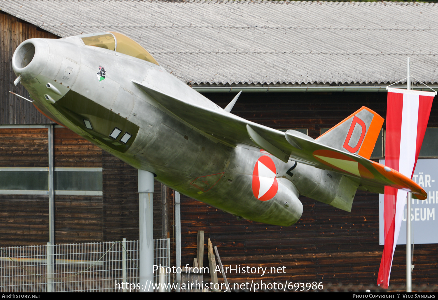 Aircraft Photo of 29588 | Saab J29F Tunnan | Austria - Air Force | AirHistory.net #693986