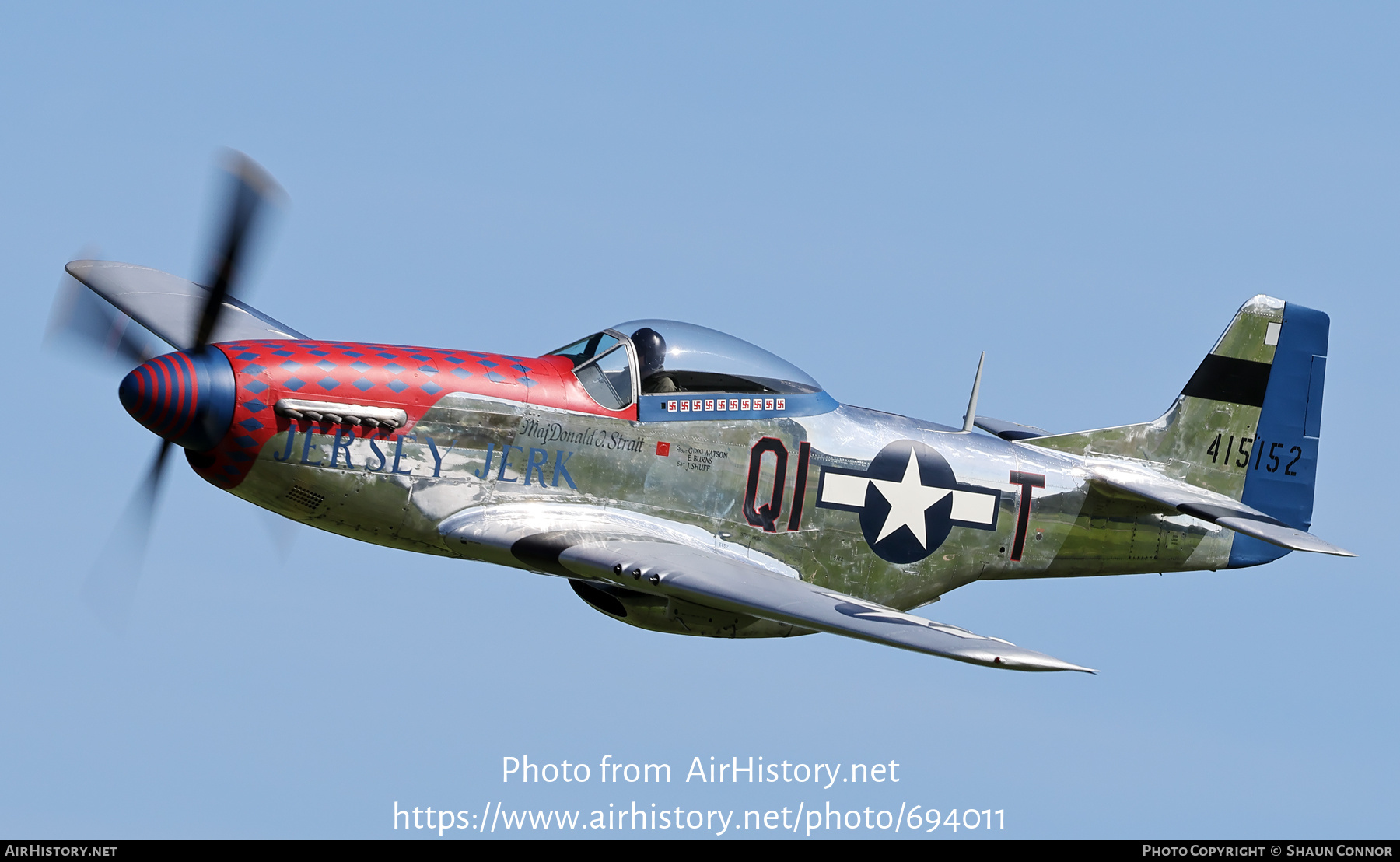 Aircraft Photo of G-JERK / 415152 | Commonwealth CA-18 Mustang 21 (P-51D) | USA - Air Force | AirHistory.net #694011