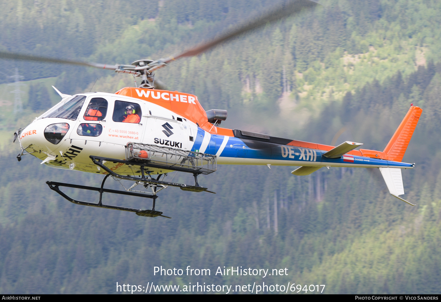 Aircraft Photo of OE-XHI | Eurocopter AS-350B-3 Ecureuil | Wucher Helicopter | AirHistory.net #694017