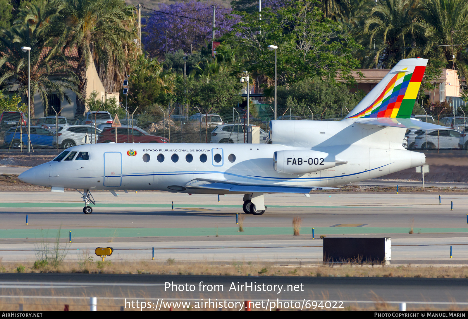 Aircraft Photo of FAB-002 | Dassault Falcon 50EX | Bolivia - Air Force | AirHistory.net #694022