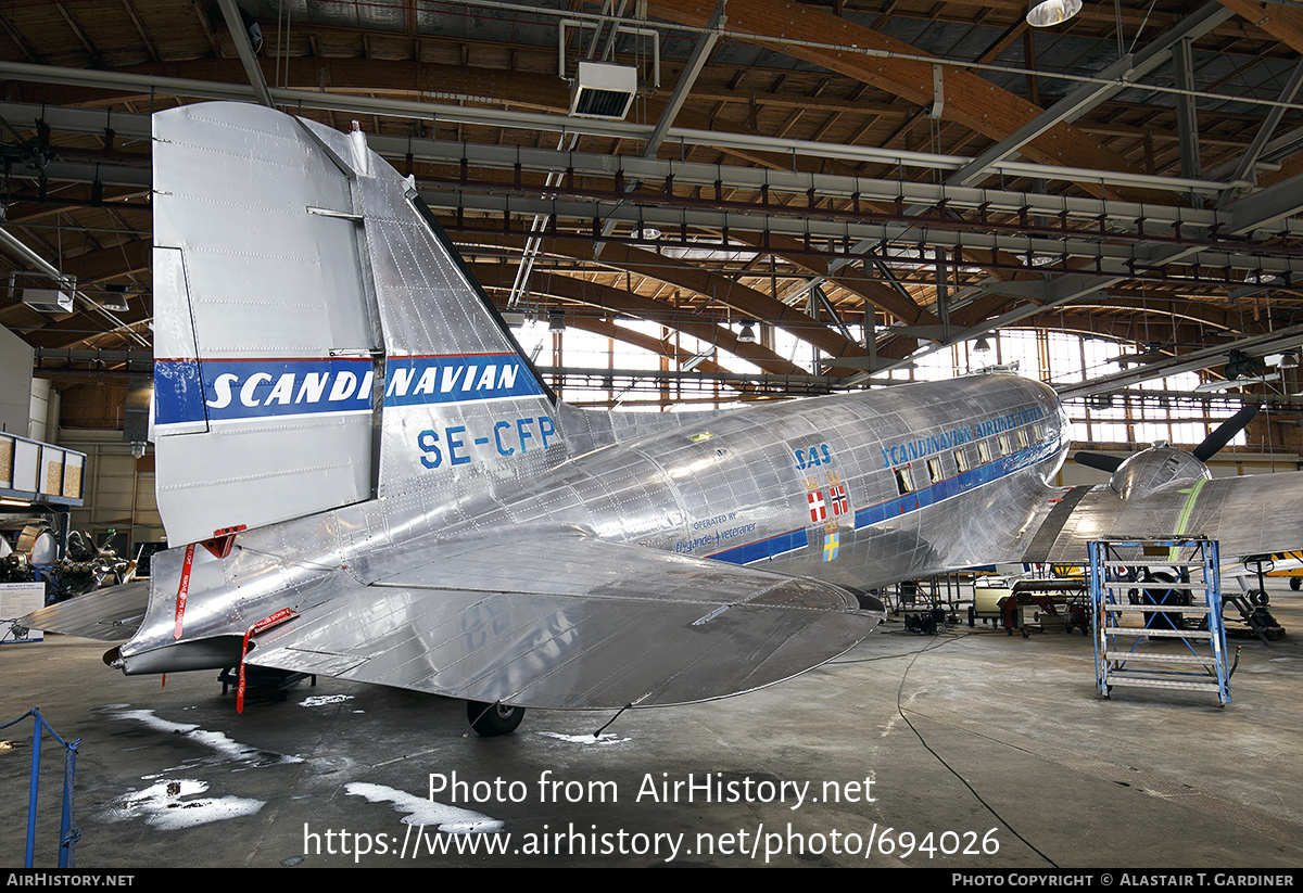 Aircraft Photo of SE-CFP | Douglas C-47A Skytrain | Flygande Veteraner | Scandinavian Airlines System - SAS | AirHistory.net #694026