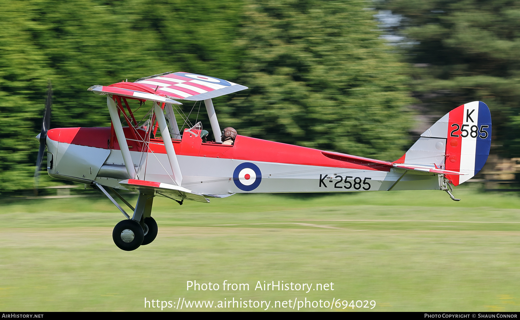 Aircraft Photo of G-ANKT / K2585 | De Havilland D.H. 82A Tiger Moth | UK - Air Force | AirHistory.net #694029