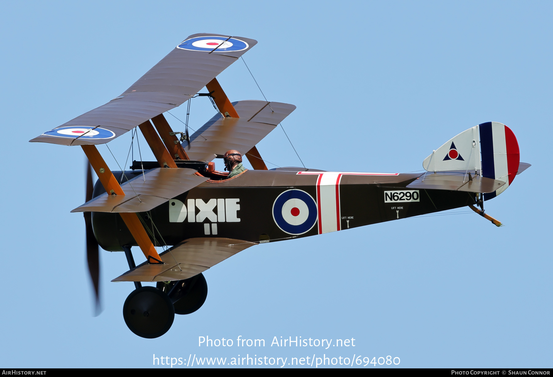 Aircraft Photo of G-BOCK | Sopwith Triplane (replica) | UK - Air Force | AirHistory.net #694080