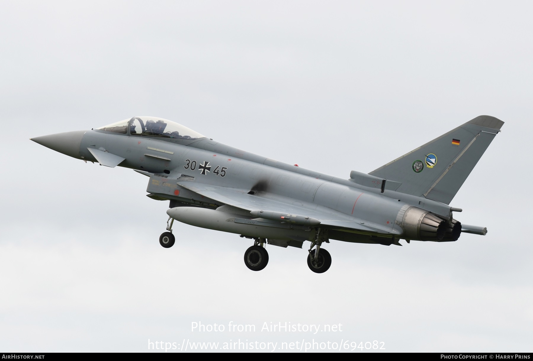 Aircraft Photo of 3045 | Eurofighter EF-2000 Typhoon | Germany - Air Force | AirHistory.net #694082