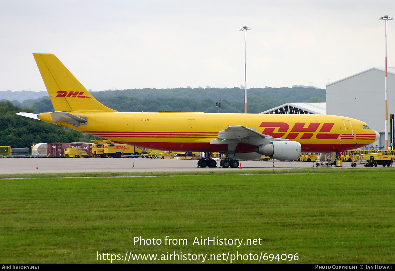 Aircraft Photo of EI-OZI | Airbus A300B4-203(F) | DHL International | AirHistory.net #694096