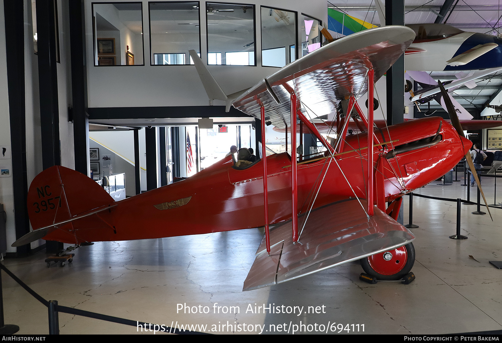 Aircraft Photo of NC3957 | Waco GXE | AirHistory.net #694111