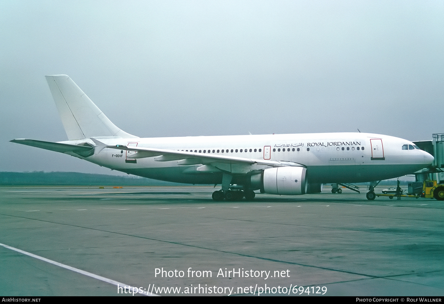 Aircraft Photo of F-ODVF | Airbus A310-304 | Royal Jordanian Airlines | AirHistory.net #694129