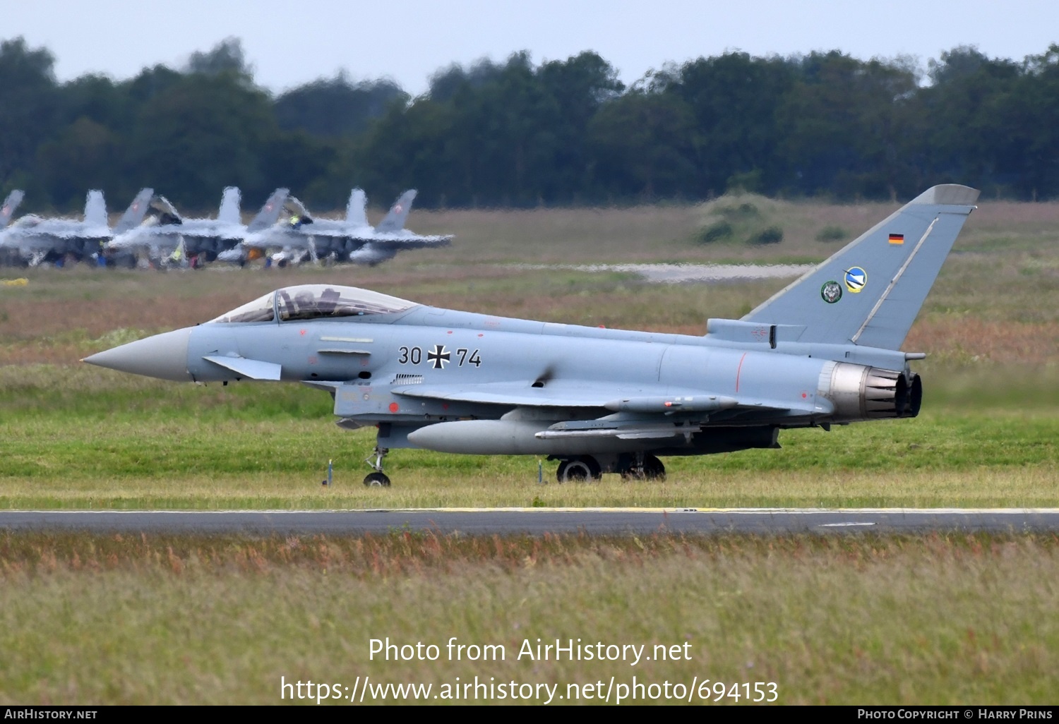 Aircraft Photo of 3074 | Eurofighter EF-2000 Typhoon S | Germany - Air Force | AirHistory.net #694153