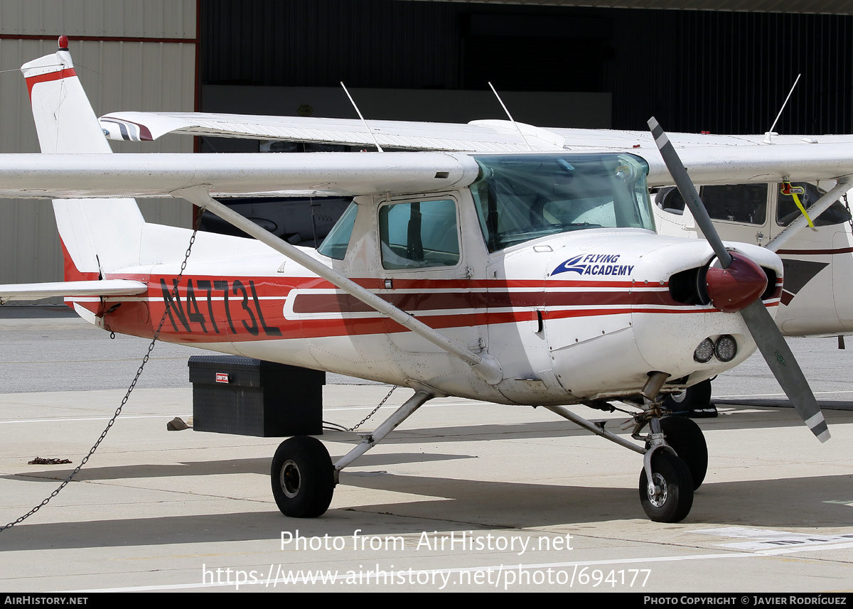 Aircraft Photo of N4773L | Cessna 152 | Flying Academy | AirHistory.net #694177