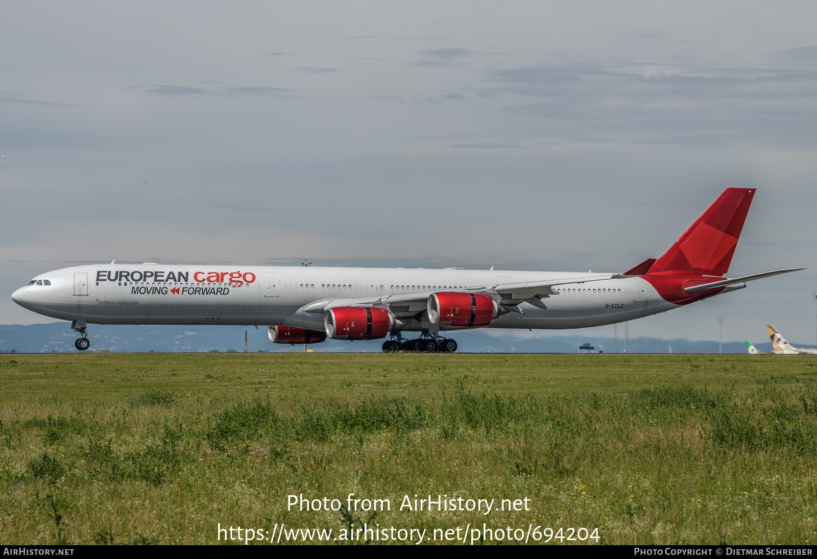 Aircraft Photo of G-ECLC | Airbus A340-642 | European Cargo | AirHistory.net #694204