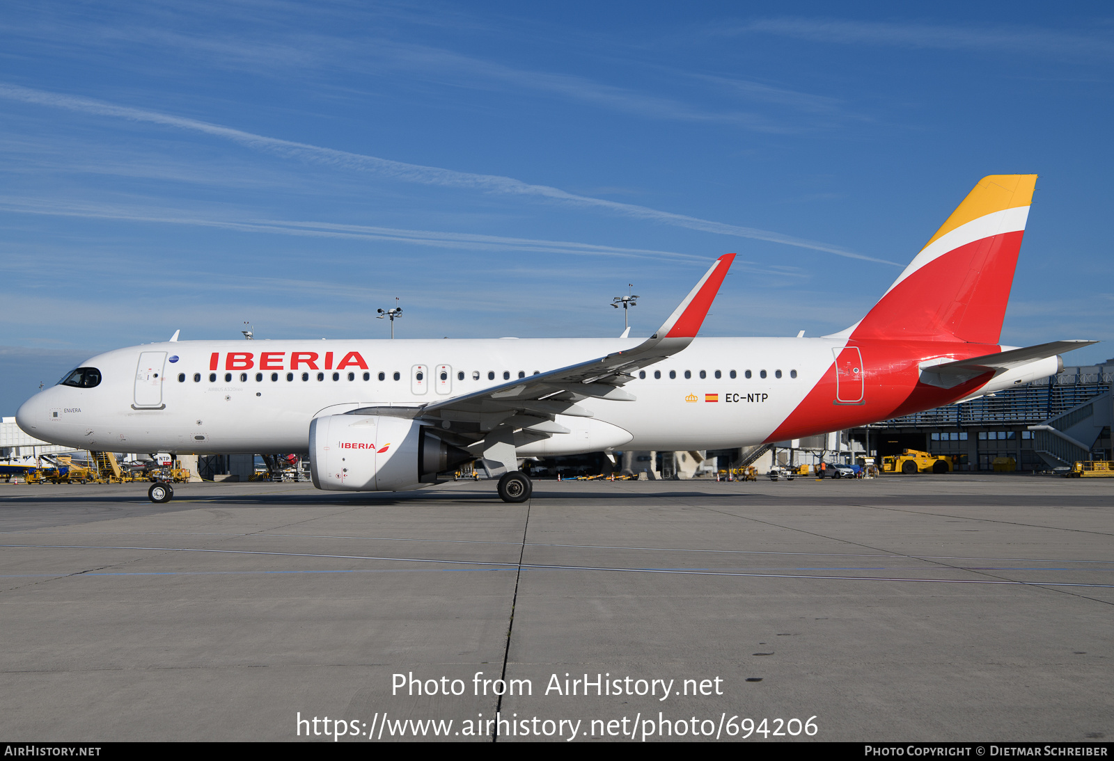 Aircraft Photo of EC-NTP | Airbus A320-251N | Iberia | AirHistory.net #694206