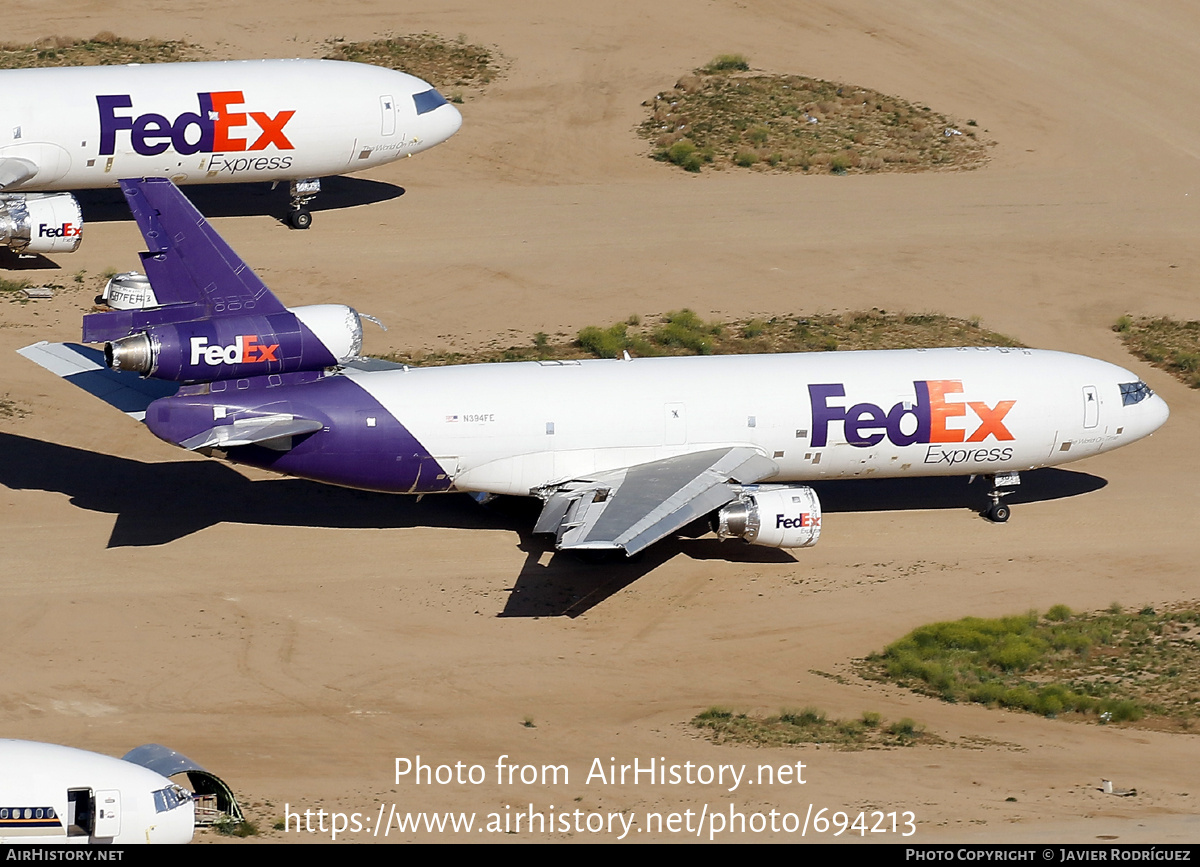 Aircraft Photo of N394FE | Boeing MD-10-10F | FedEx Express - Federal Express | AirHistory.net #694213