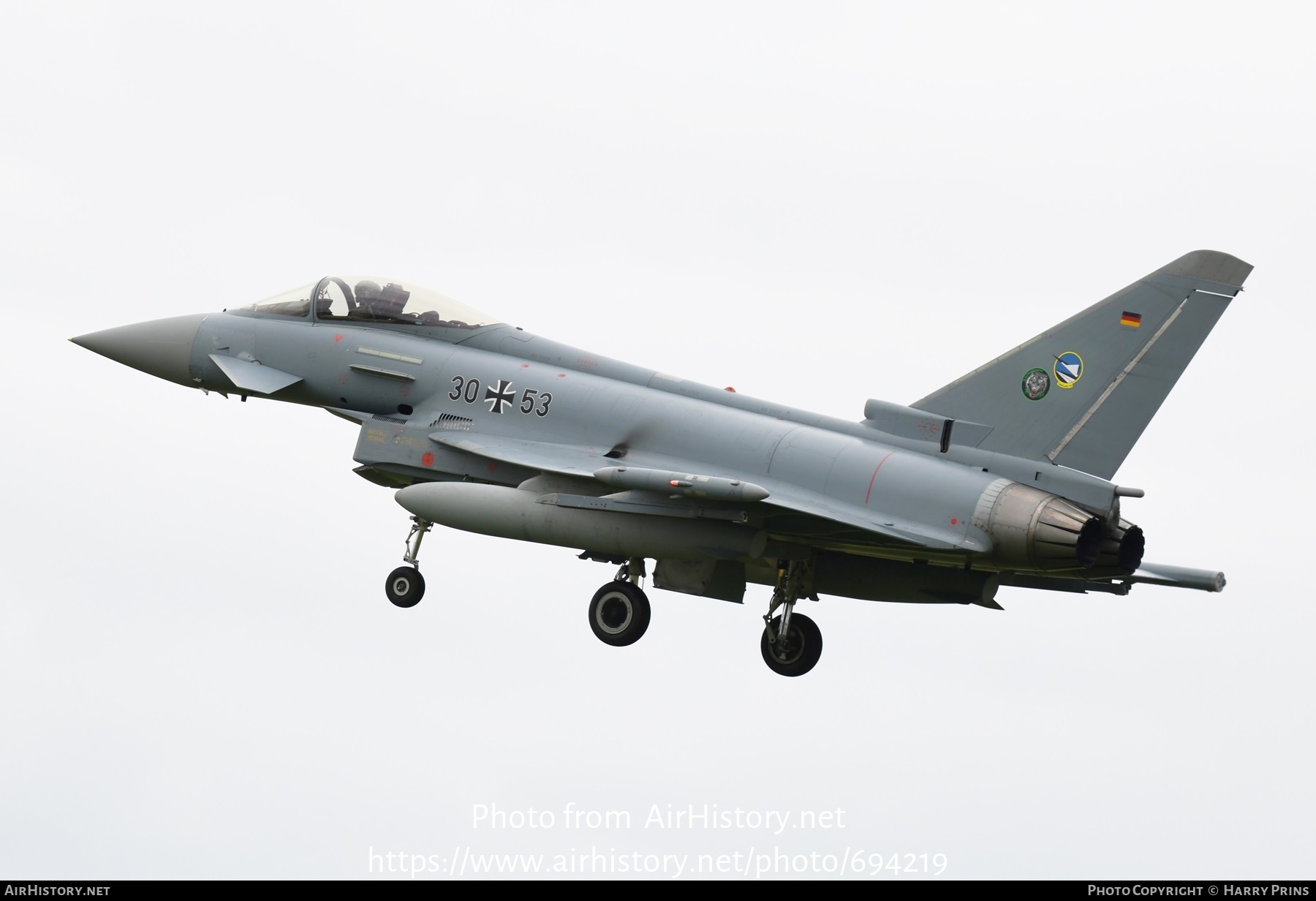 Aircraft Photo of 3053 | Eurofighter EF-2000 Typhoon S | Germany - Air Force | AirHistory.net #694219