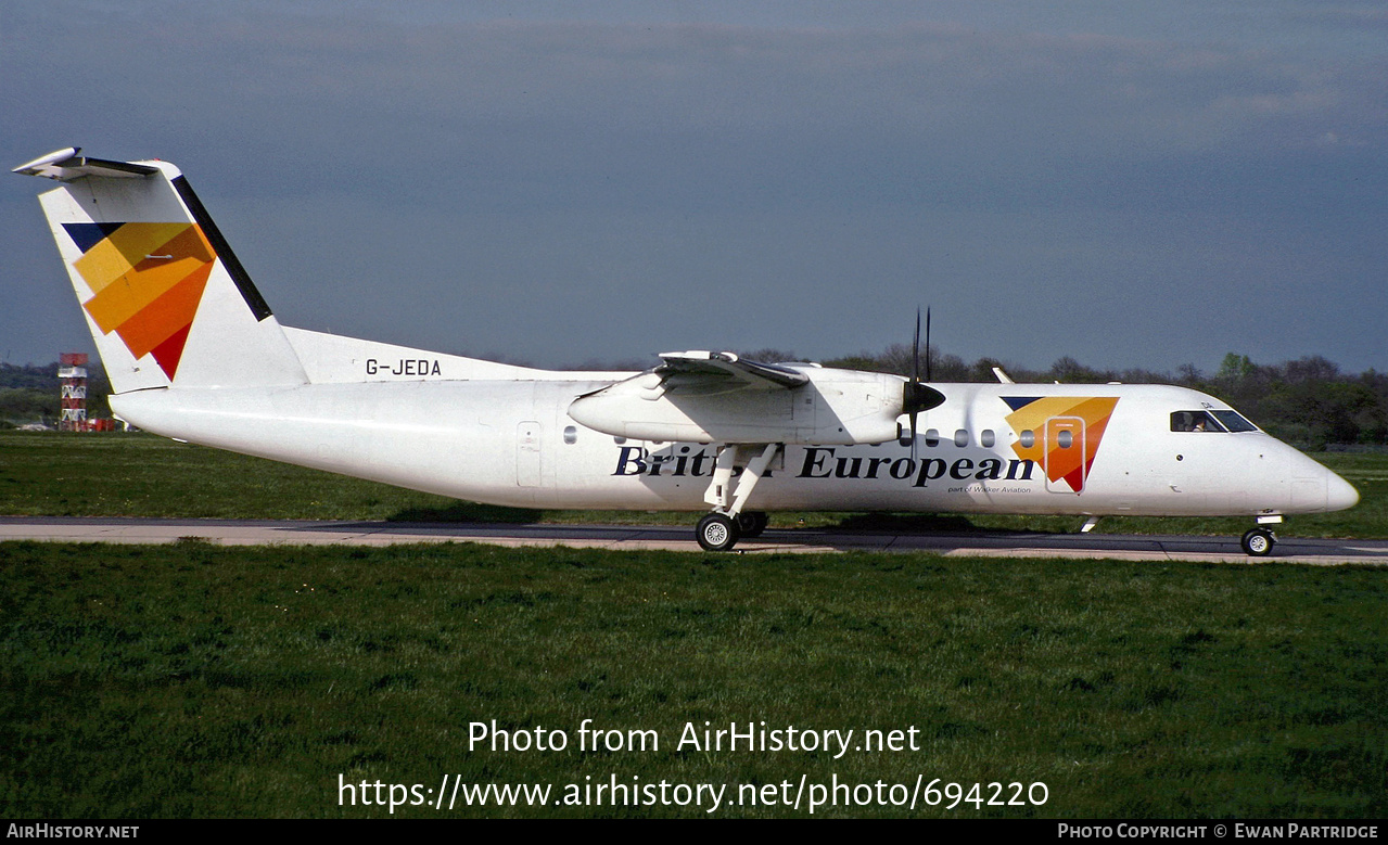 Aircraft Photo of G-JEDA | De Havilland Canada DHC-8-311A Dash 8 | British European | AirHistory.net #694220