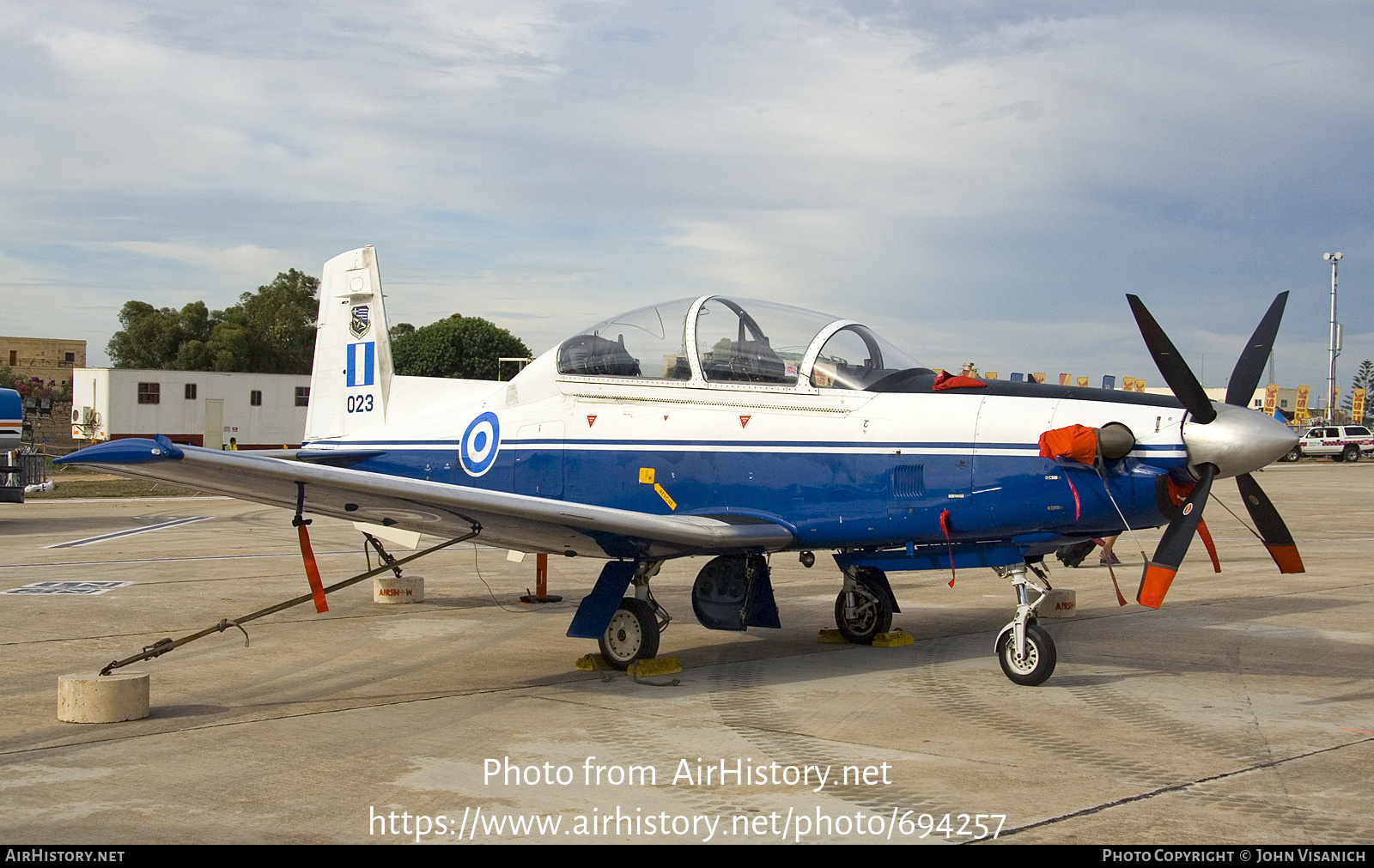 Aircraft Photo of 023 | Raytheon T-6A Texan II | Greece - Air Force | AirHistory.net #694257