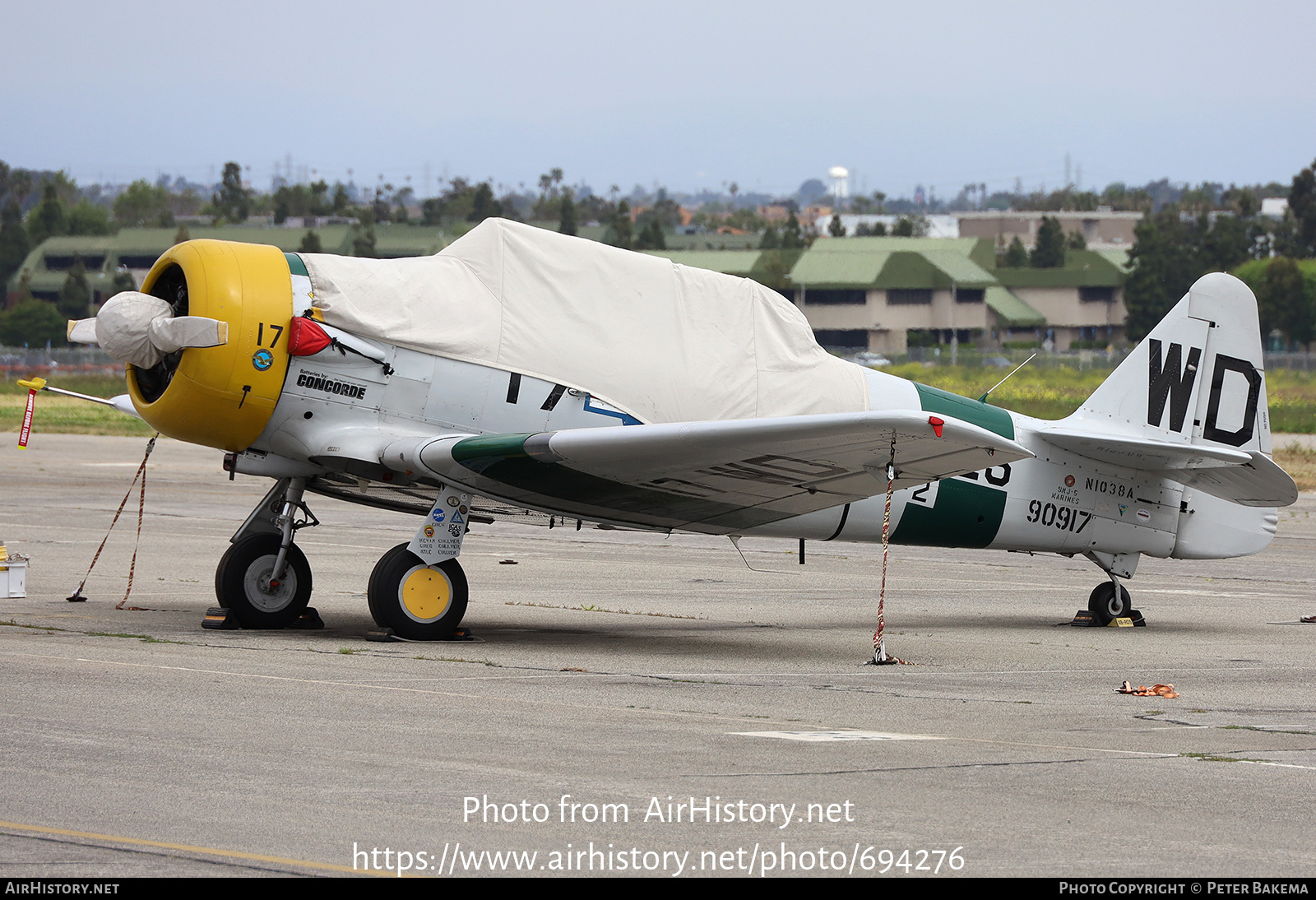 Aircraft Photo of N1038A / 90917 | North American SNJ-5 Texan | USA - Marines | AirHistory.net #694276