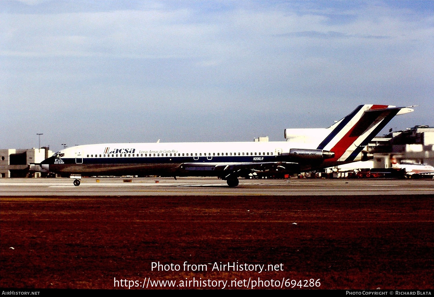 Aircraft Photo of N200LR | Boeing 727-212A | LACSA - Líneas Aéreas de Costa Rica | AirHistory.net #694286