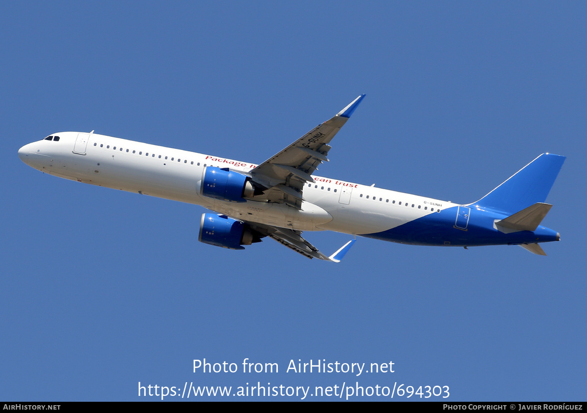 Aircraft Photo of G-SUNH | Airbus A321-251NX | Jet2 Holidays | AirHistory.net #694303