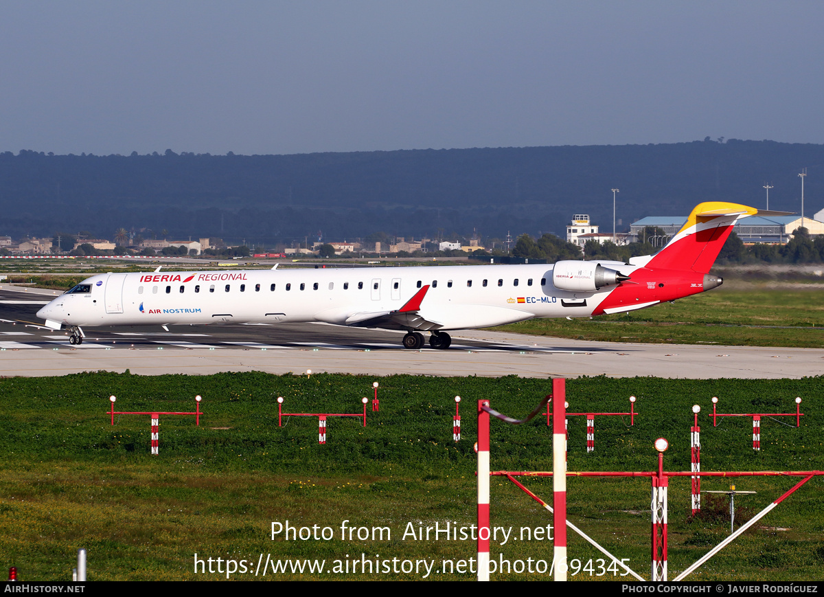 Aircraft Photo of EC-MLO | Bombardier CRJ-1000 (CL-600-2E25) | Iberia Regional | AirHistory.net #694345