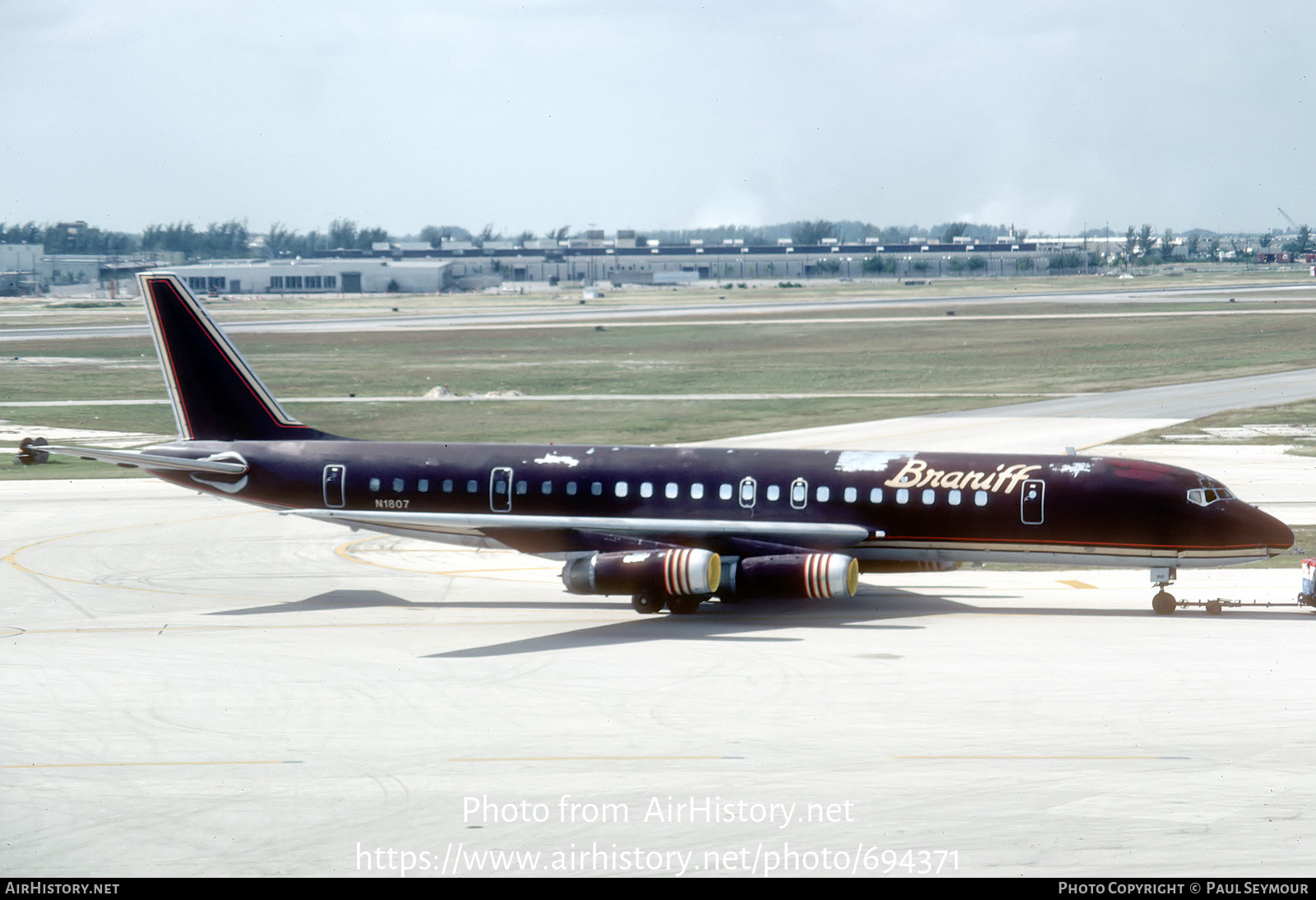 Aircraft Photo of N1807 | McDonnell Douglas DC-8-62CF | Braniff International Airways | AirHistory.net #694371