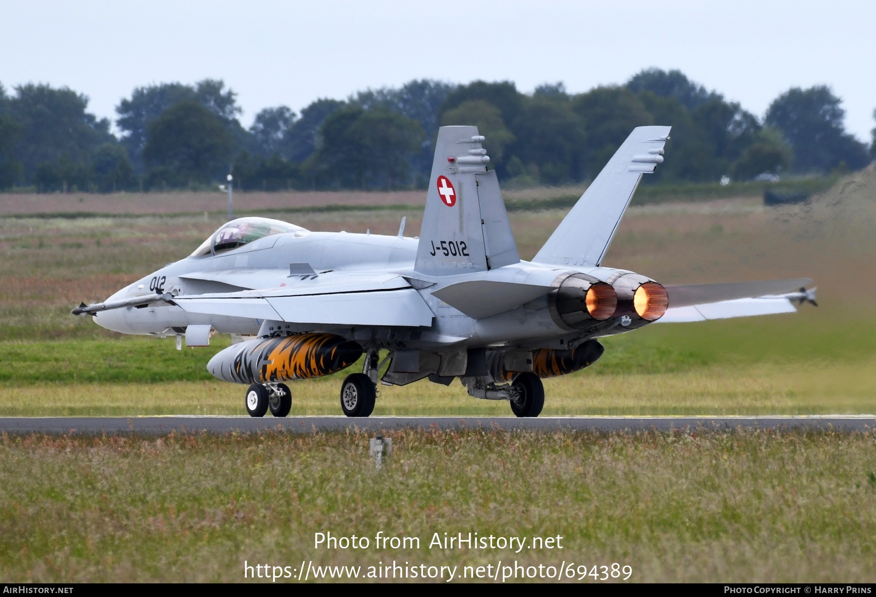 Aircraft Photo of J-5012 | McDonnell Douglas F/A-18C Hornet | Switzerland - Air Force | AirHistory.net #694389