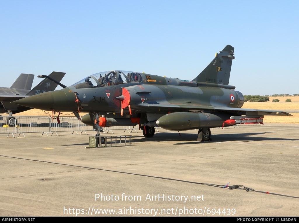 Aircraft Photo of 686 | Dassault Mirage 2000D | France - Air Force | AirHistory.net #694439