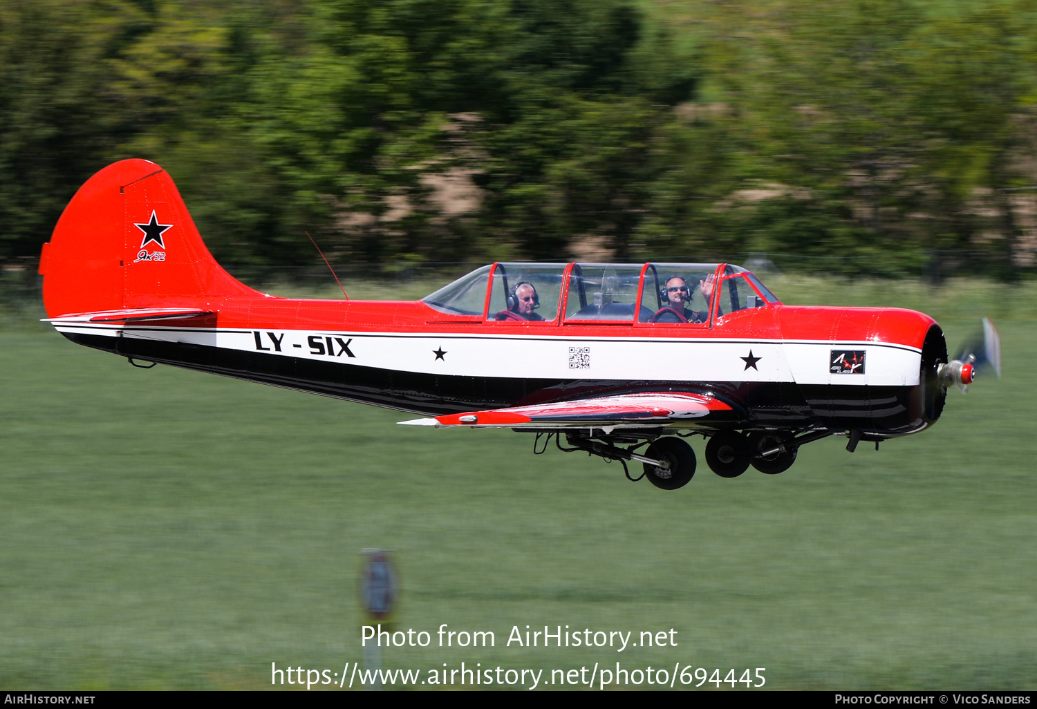 Aircraft Photo of LY-SIX | Yakovlev Yak-52 | Aero Krems | AirHistory.net #694445