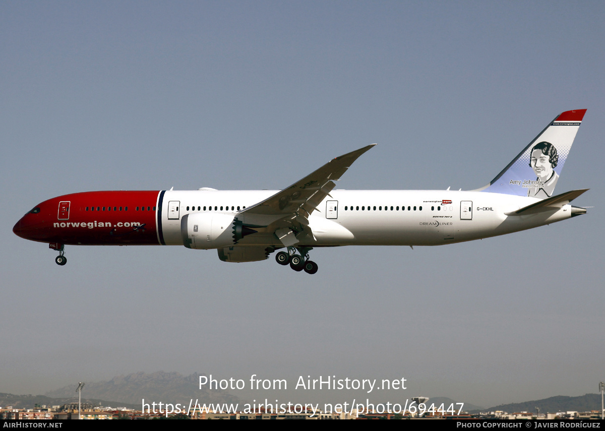 Aircraft Photo of G-CKHL | Boeing 787-9 Dreamliner | Norwegian | AirHistory.net #694447