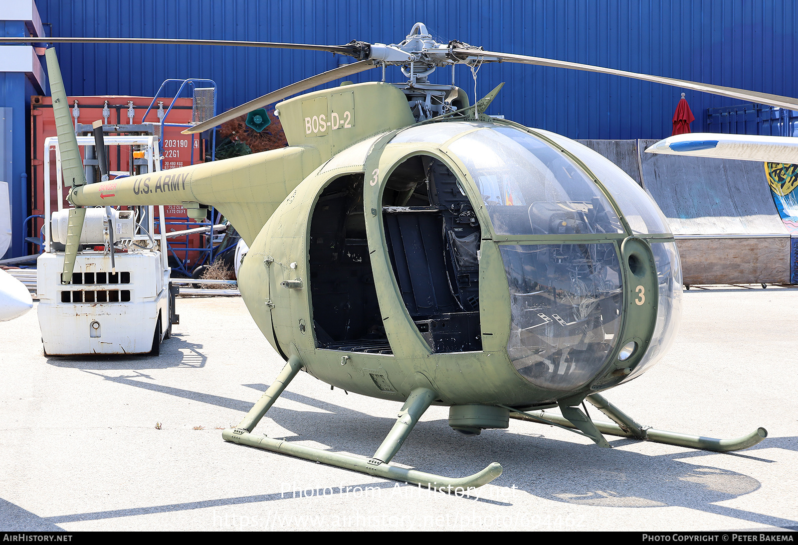 Aircraft Photo of BOS-D-2 | Hughes OH-6A Cayuse (369A) | USA - Army | AirHistory.net #694462