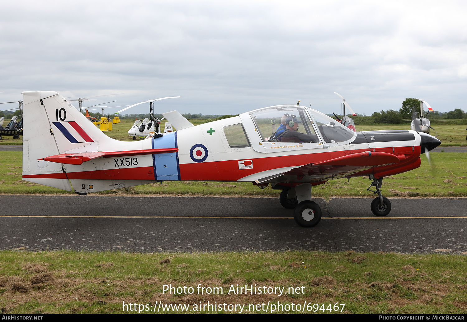 Aircraft Photo of G-KKKK / XX513 | Scottish Aviation Bulldog T1 | UK - Air Force | AirHistory.net #694467