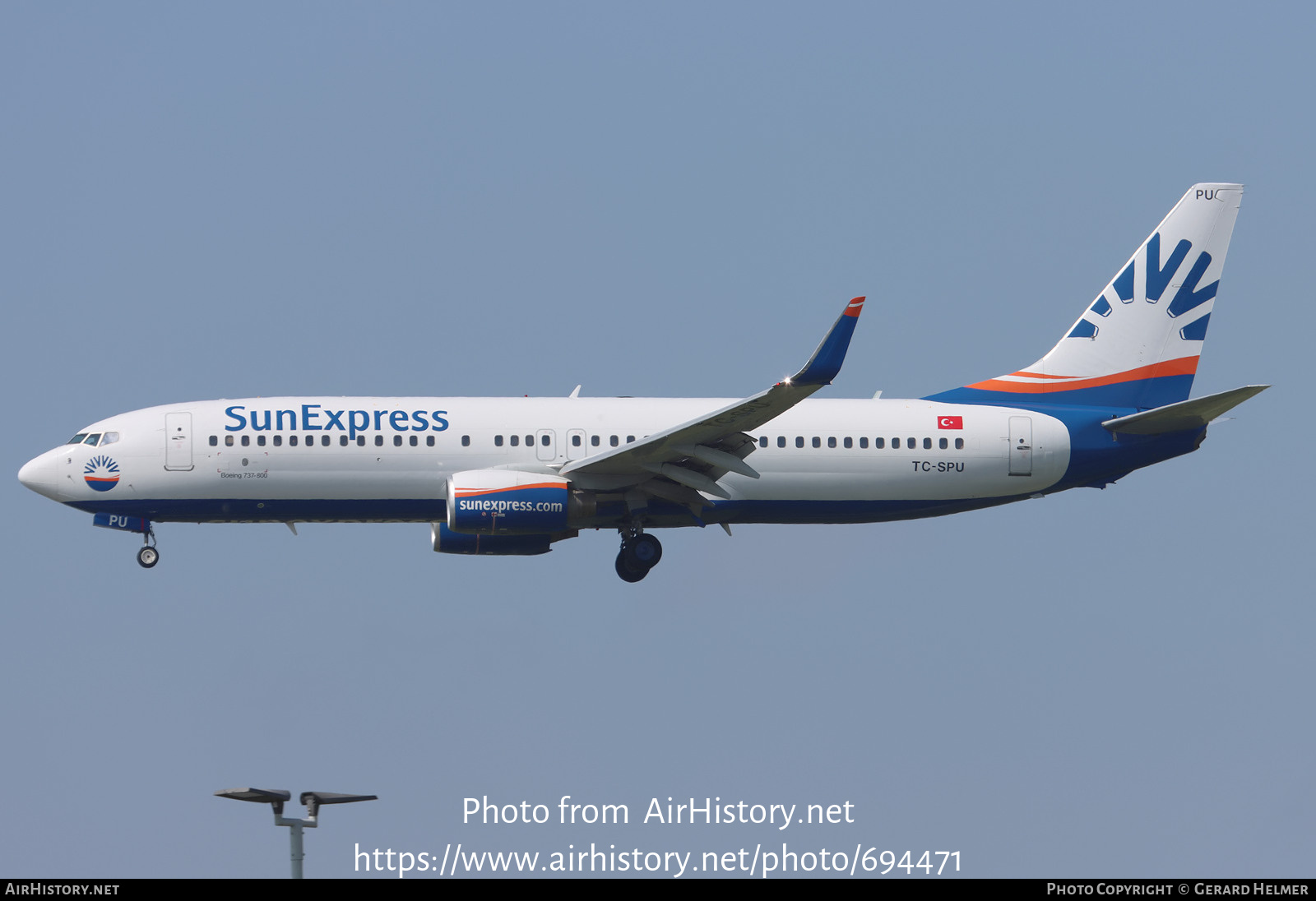 Aircraft Photo of TC-SPU | Boeing 737-8U3 | SunExpress | AirHistory.net #694471