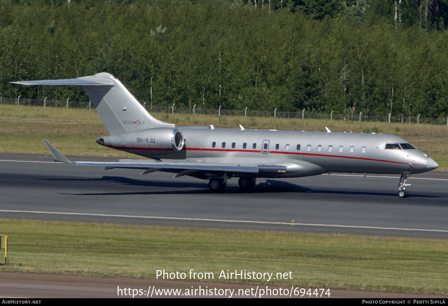 Aircraft Photo of 9H-VJU | Bombardier Global 6000 (BD-700-1A10) | VistaJet | AirHistory.net #694474