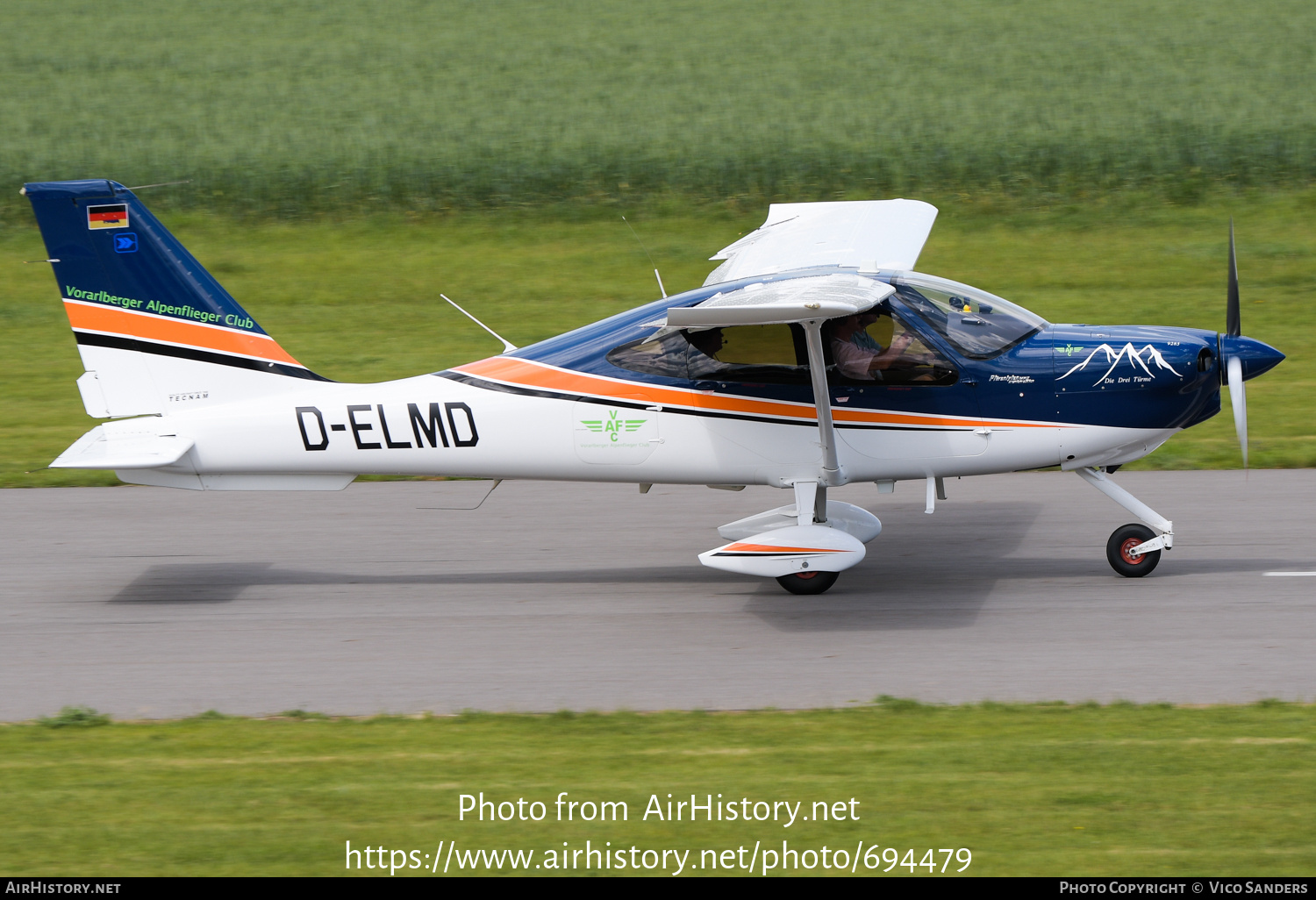 Aircraft Photo of D-ELMD | Tecnam P-2010 | Vorarlberger Alpenflieger Club | AirHistory.net #694479