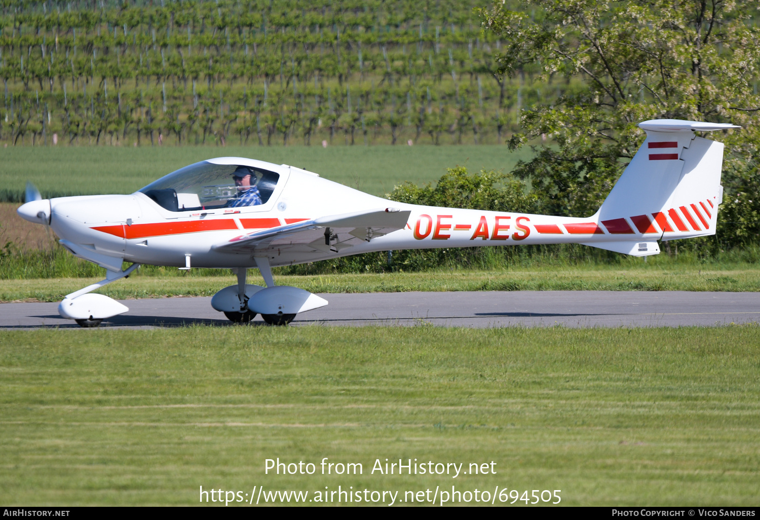 Aircraft Photo of OE-AES | Diamond DA20A-1 Katana | AirHistory.net #694505