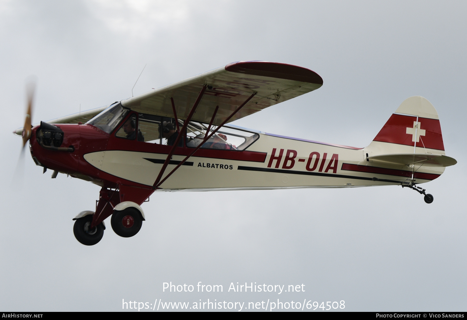 Aircraft Photo of HB-OIA | Piper J-3C-90 Cub | Fluggruppe Albatros | AirHistory.net #694508