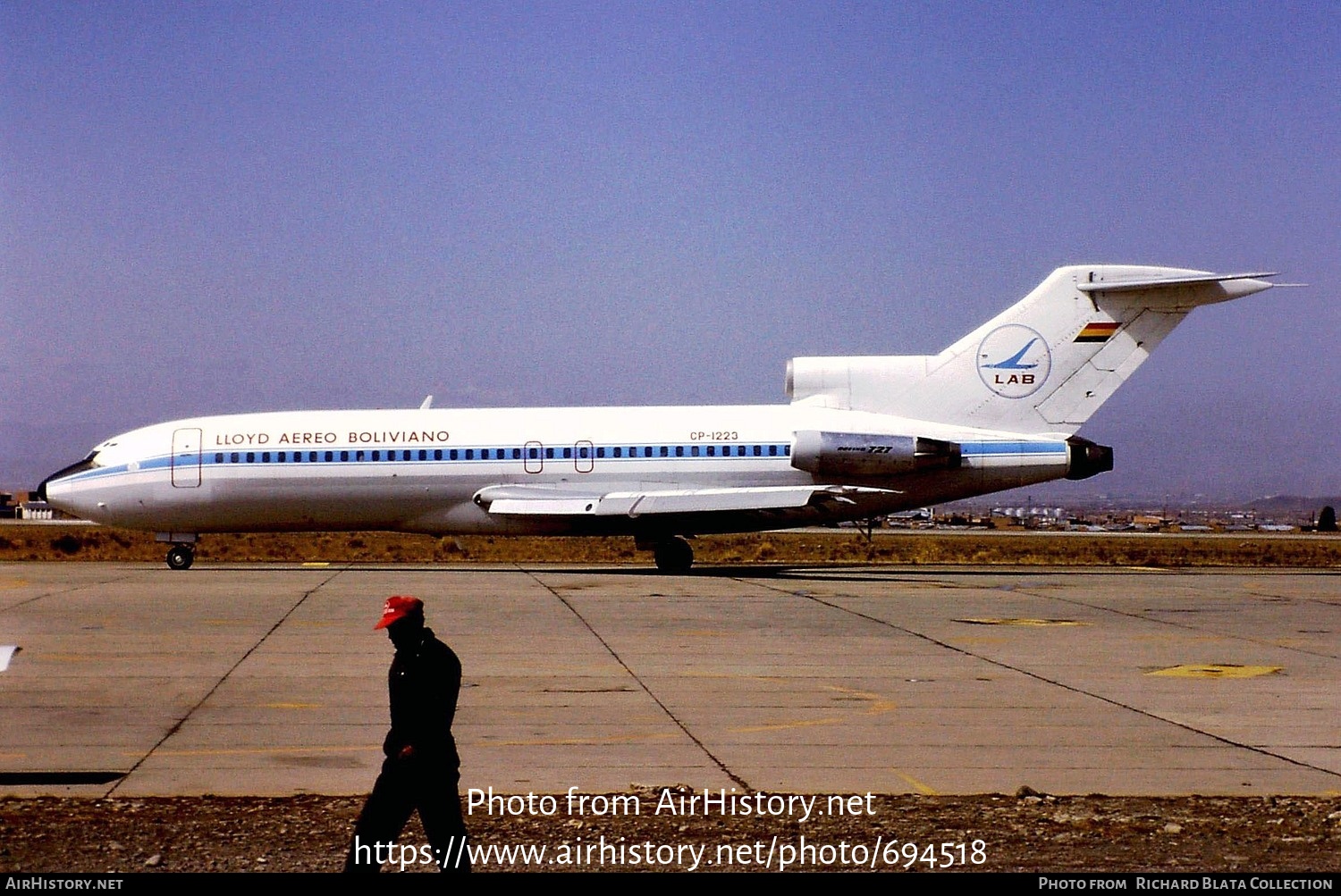 Aircraft Photo of CP-1223 | Boeing 727-78 | Lloyd Aereo Boliviano - LAB | AirHistory.net #694518