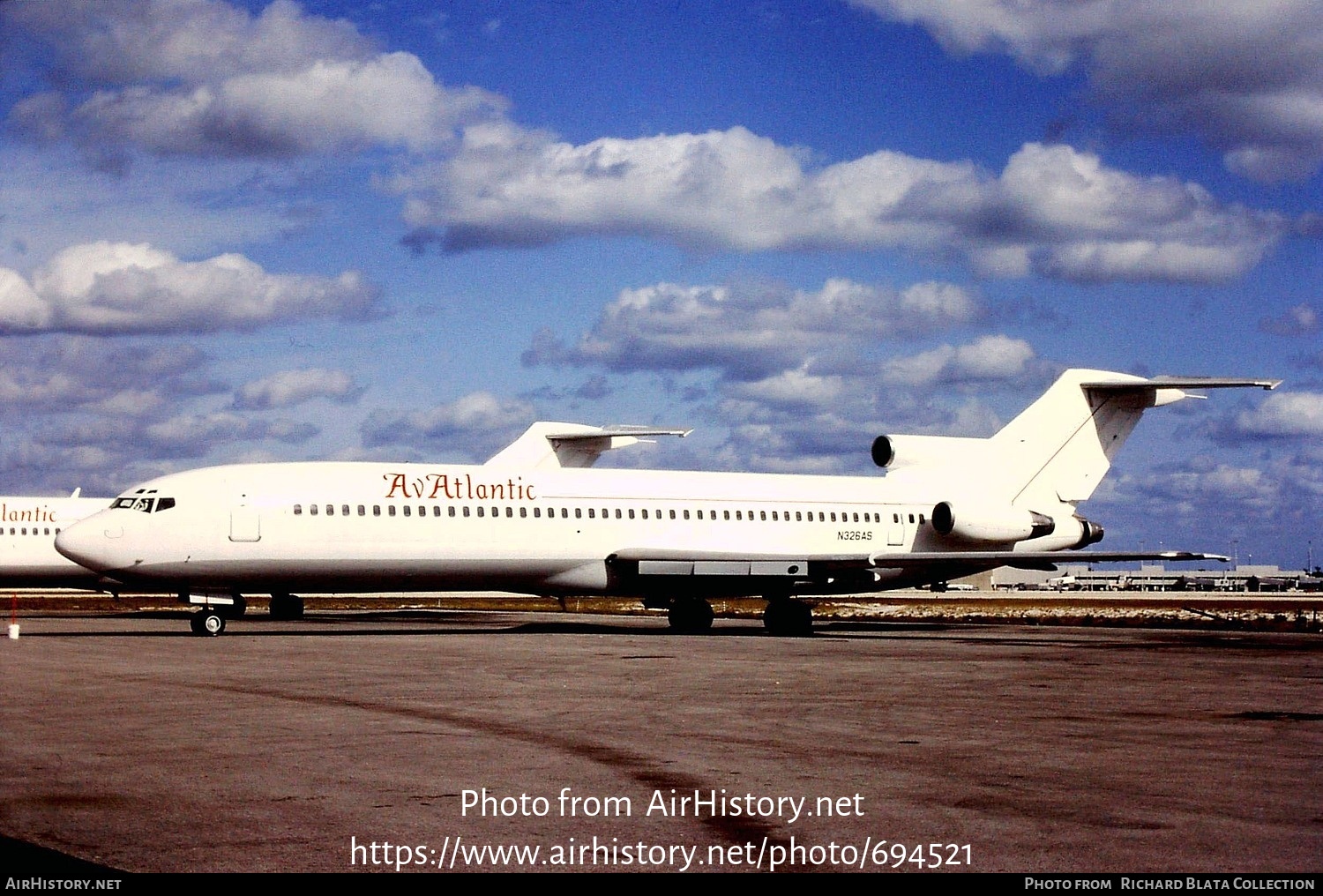 Aircraft Photo of N326AS | Boeing 727-247 | Av Atlantic | AirHistory.net #694521