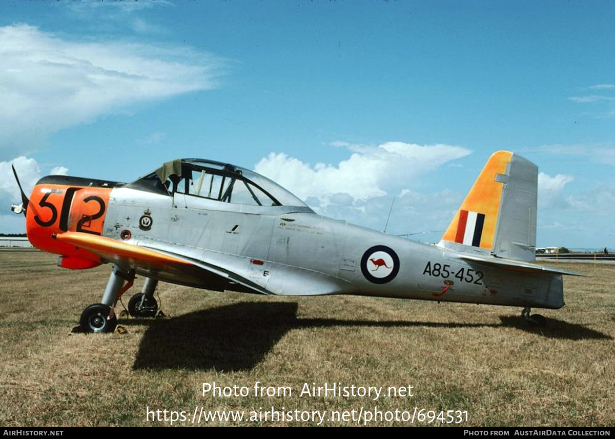 Aircraft Photo of A85-452 | Commonwealth CA-25 Winjeel | Australia - Air Force | AirHistory.net #694531