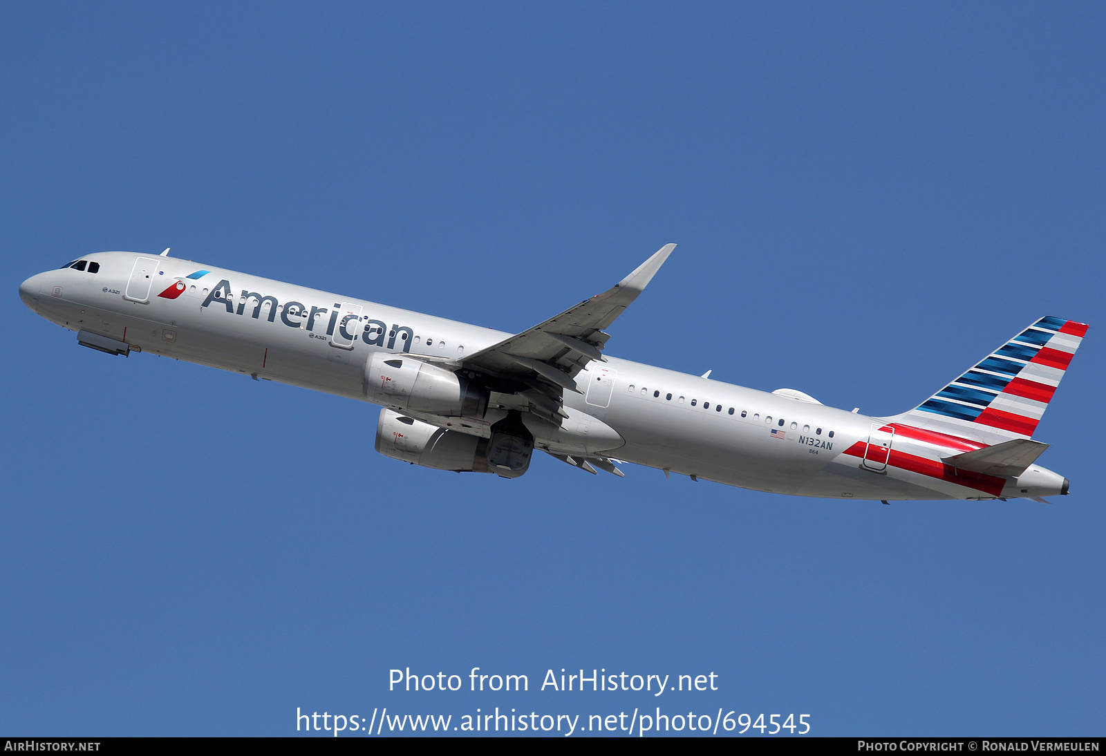 Aircraft Photo of N132AN | Airbus A321-231 | American Airlines | AirHistory.net #694545