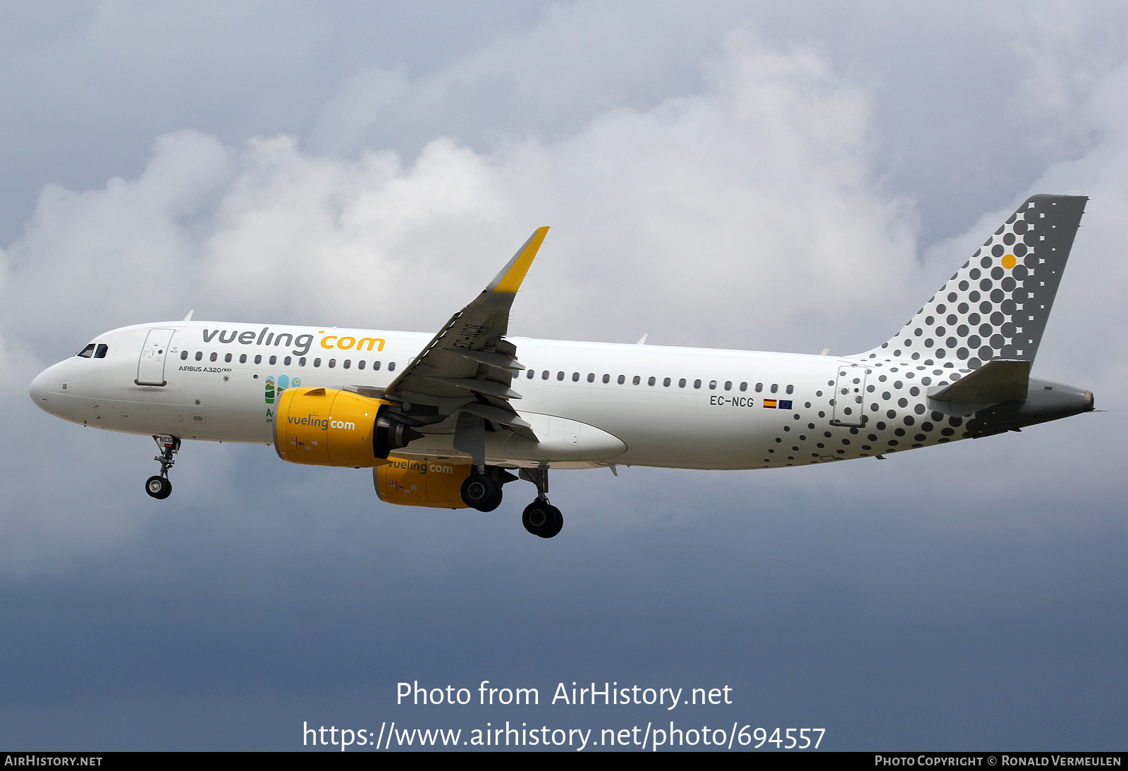 Aircraft Photo of EC-NCG | Airbus A320-271N | Vueling Airlines | AirHistory.net #694557