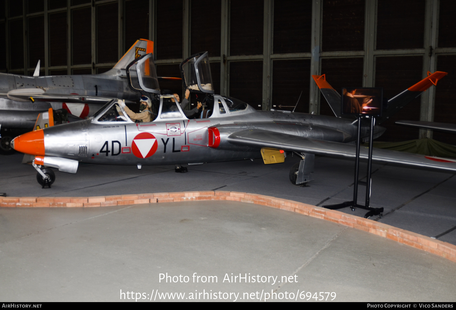 Aircraft Photo of 4D-YL | Fouga CM-170R Magister | Austria - Air Force | AirHistory.net #694579