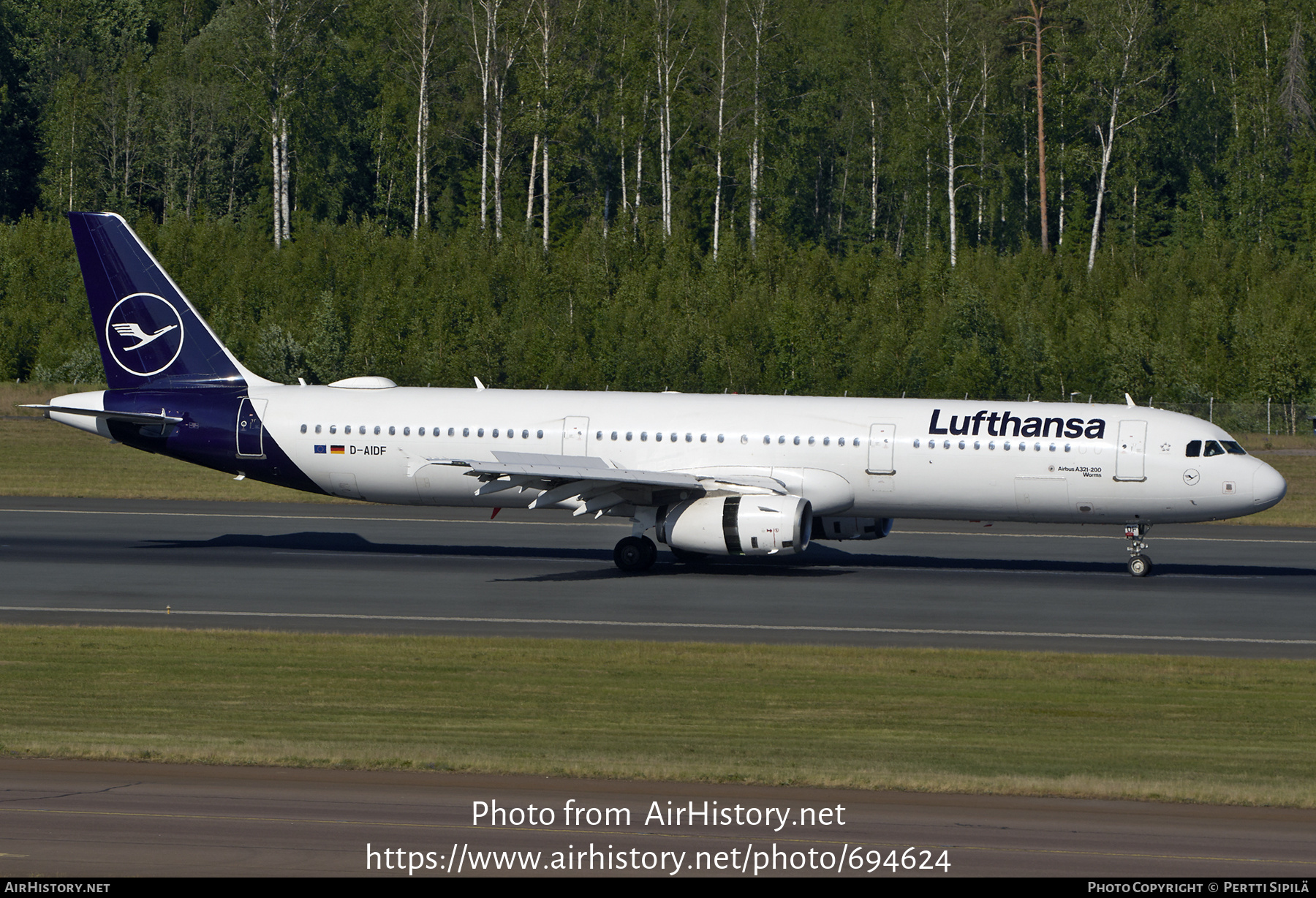 Aircraft Photo of D-AIDF | Airbus A321-231 | Lufthansa | AirHistory.net #694624