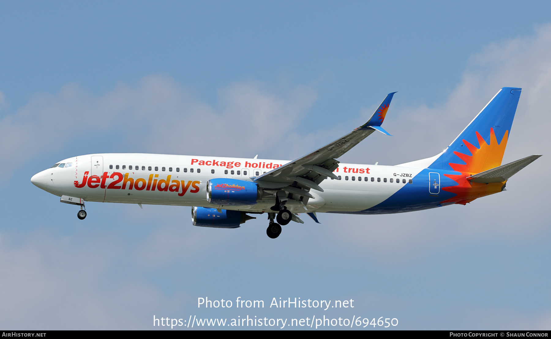 Aircraft Photo of G-JZBZ | Boeing 737-86J | Jet2 Holidays | AirHistory.net #694650