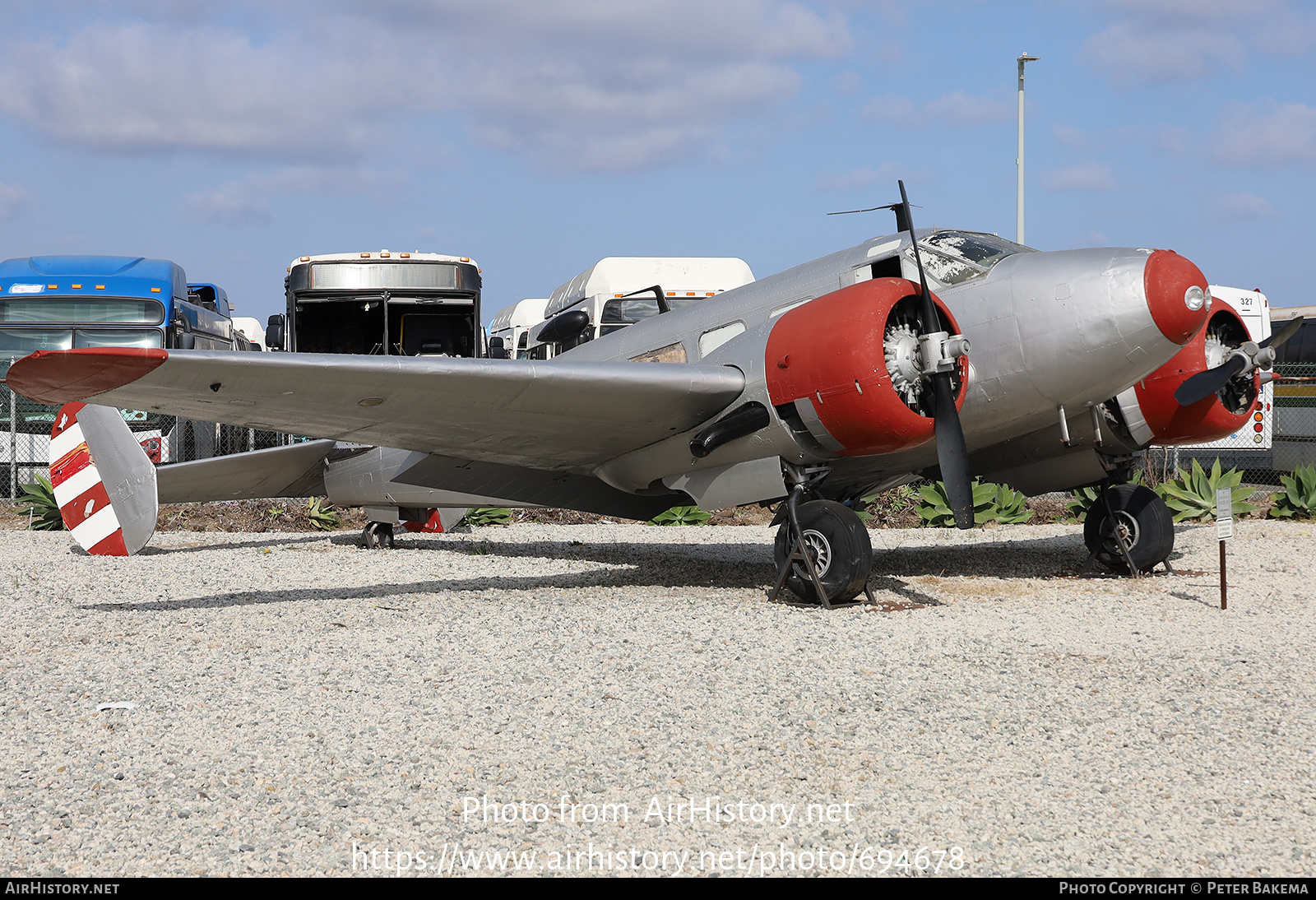 Aircraft Photo of N81GB | Beech C18S | USA - Air Force | AirHistory.net #694678